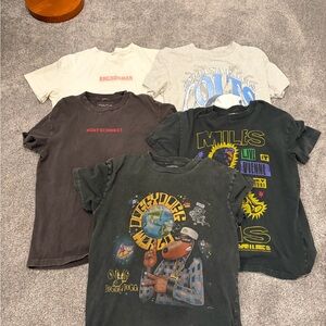Lot of 5 Abercrombie men’s tshirts size s/m